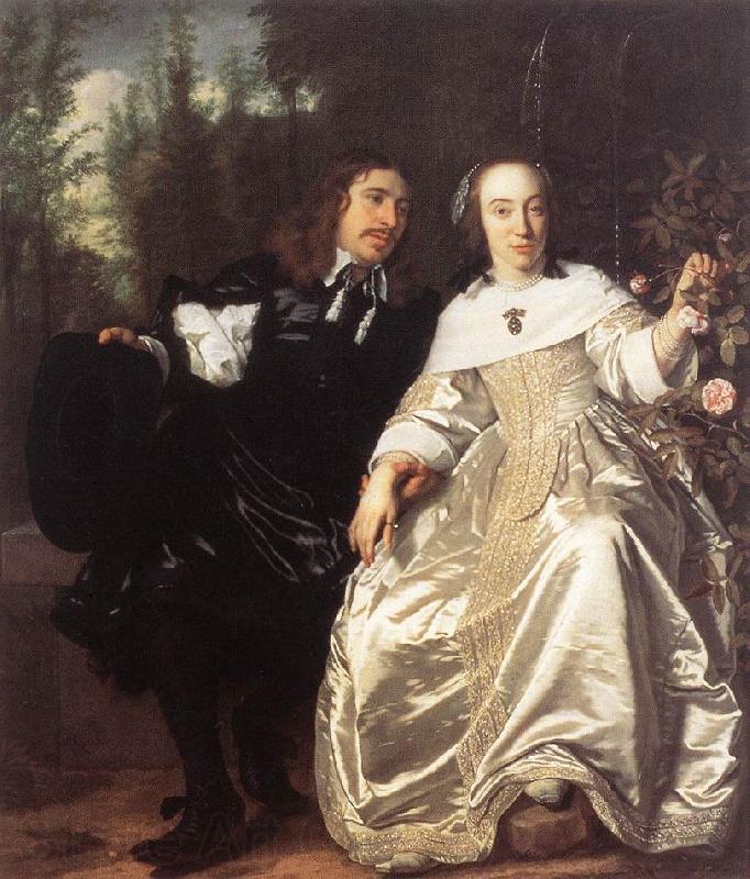 HELST, Bartholomeus van der Abraham del Court and Maria de Keersegieter sg Norge oil painting art